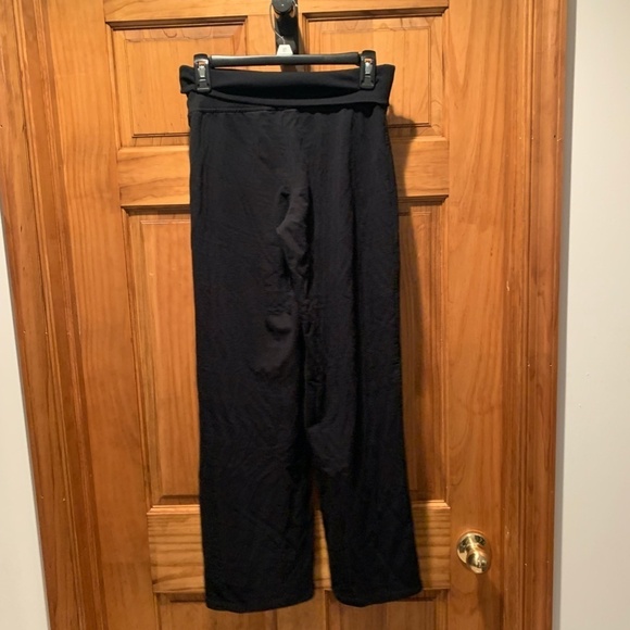 Sundays Cotton Blend High Waist Lounge Pants in Black XS - Picture 3 of 6